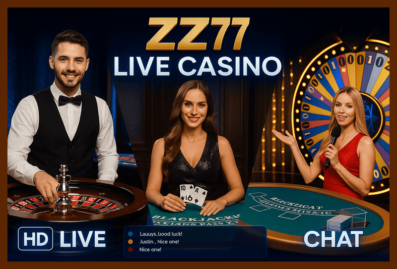 O ZZ77 Live Casino lança promoções regularmente